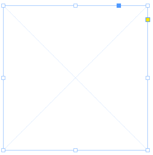 Empty graphic frame
