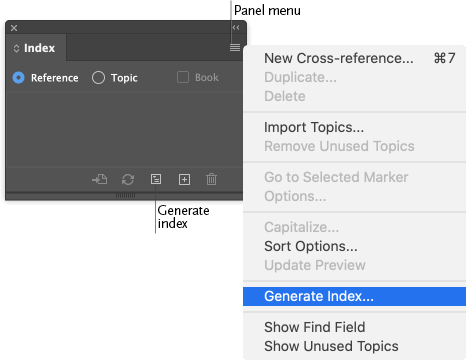 Create an Index Frame – Typefi Support