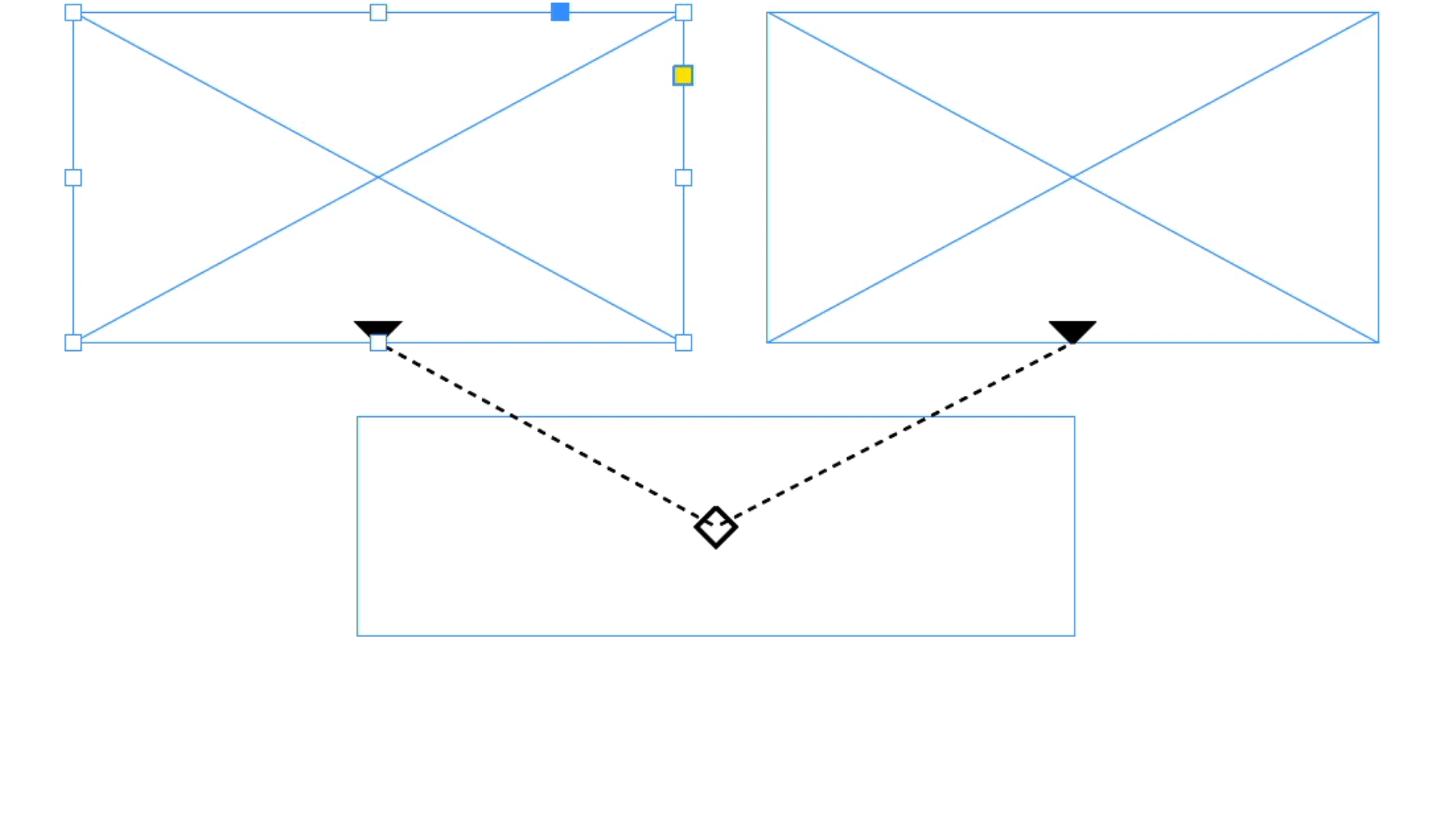 Animation showing many-to-one relationship