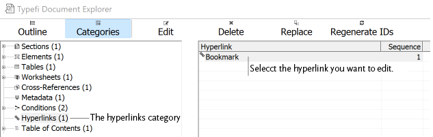 Document Explorer dialog