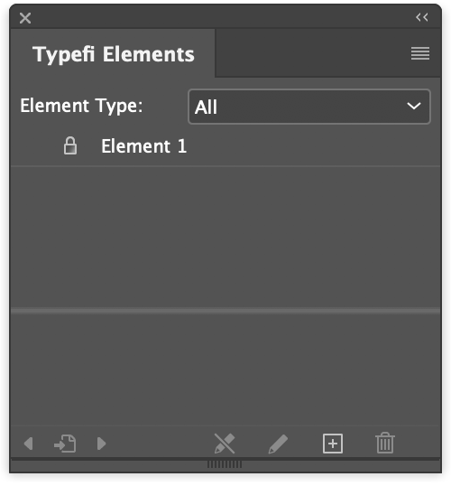 Example of a Fixed Element