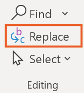 The Replace icon