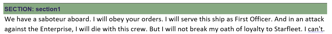 Example of Typefi Writer markup