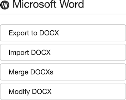 Microsoft Word plug-in