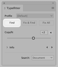 Find button