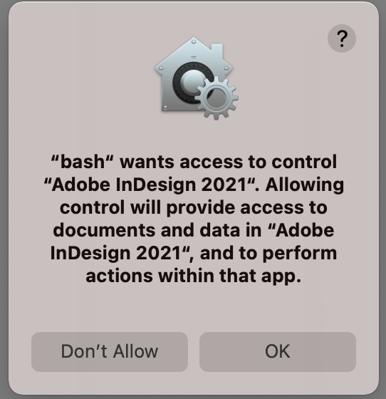 Big Sur error message