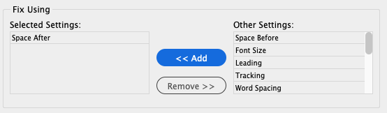 Fix using