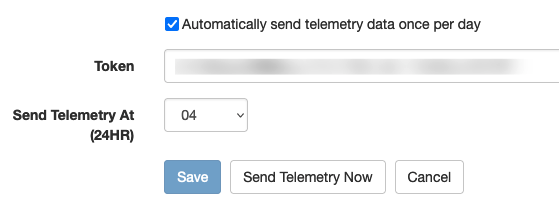 Sending telemetry data