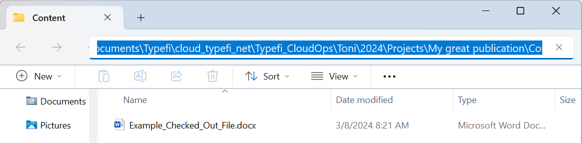 Copy File path in File Explorer address bar